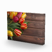 Frühlingstulis für den Valentinstag Fotoblock (Rechts)