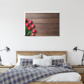 Frühlingstulis für den Valentinstag Leinwanddruck (Insitu (Schlafzimmer))
