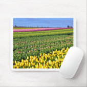 Frühlingstulpenfeld Mousepad (Mit Mouse)