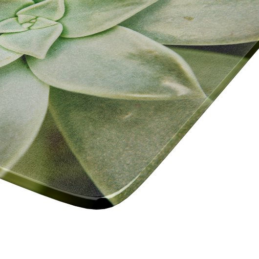 Frühlingsukkulent Schneidebrett (Ecke)