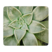 Frühlingsukkulent Schneidebrett (Vorderseite)