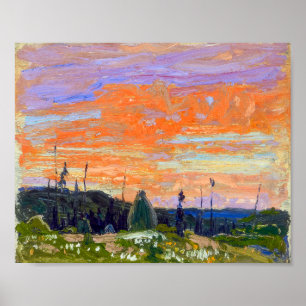 Frühlingsuntergang, Algonquin Park Tom Thomson Poster