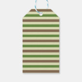 Frühlingsvegetation Garden Watering Can Baby Dusch Geschenkanhänger (Rückseite)