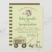 Frühlingsvegetation Garden Watering kann Baby Spri Einladung (Vorne/Hinten)