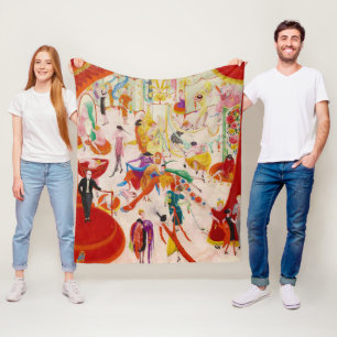 Frühlingsverkauf in Bendel's von Florine Stettheim Fleecedecke