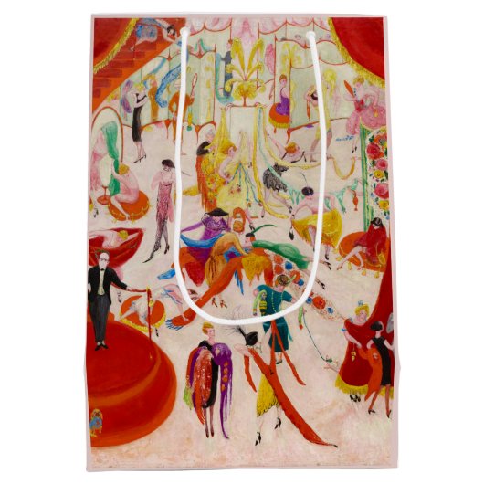 Frühlingsverkauf in Bendel's von Florine Stettheim Mittlere Geschenktüte (Rückseite)