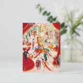 Frühlingsverkauf in Bendel's von Florine Stettheim Postkarte (Stehend Vorderseite)