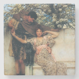 Frühlingsversprechen (von Lawrence Alma-Tadema) Steinuntersetzer