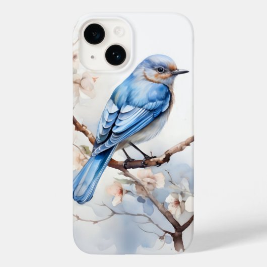 Frühlingsvogel im blühenden Baum Case-Mate iPhone Hülle (Rückseite)