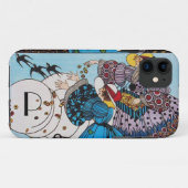 FRÜHLINGSVÖGEL / MODE-KOSTÜM DESIGNER MONOGRAMM Case-Mate iPhone HÜLLE (Rückseite (Horizontal))