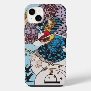 FRÜHLINGSVÖGEL / MODE-KOSTÜM DESIGNER MONOGRAMM iPhone HÜLLE