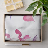 Frühlingsvögel und farbenfrohe Blume Seidenpapier (Geschenk)