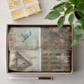 Frühlingsvogelhäuser seidenpapier (Geschenk)