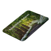 Frühlingsvormittag in Raspaillebos, Belgien Magnet (Linke Seite)