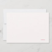 Frühlingsvormittag Vielen Dank Karten (Rückseite)