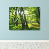 Frühlingswald Leinwanddruck (Insitu (Holzboden))