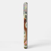 Frühlingswälder mit Ente und Fawn/Reh iPhone Hülle (Linke Seite)