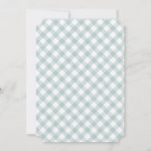 Frühlingswasser Bunny Osterfeier Einladung (Rückseite)