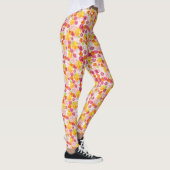 Frühlingswasserfarbe Blume Leggings (Rechts)