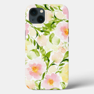 Frühlingswasserfarbe Blütenpeony Blume Speck iPhon Case-Mate iPhone Hülle