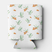 Frühlingswasserfarbe Botanisches Blühen Nahtlos Dosenkühler (Rückseite)