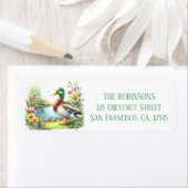 Frühlingswasserfarbe Dusche Rücksendeadresse (Insitu)