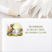 Frühlingswasserfarbe Dusche Rücksendeadresse (Insitu)