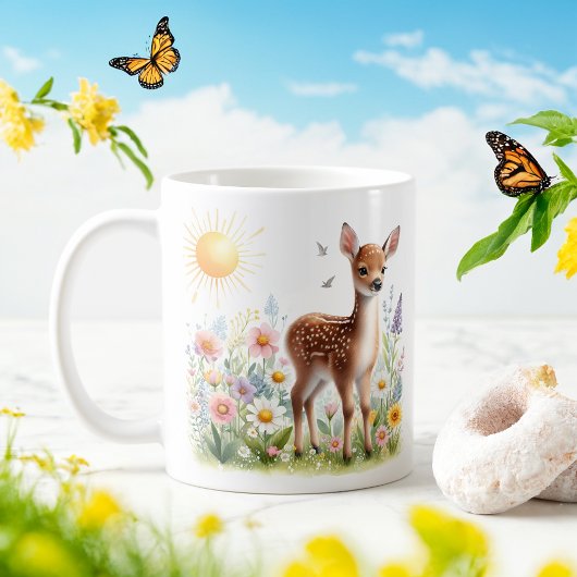 Frühlingswasserfarbe Fauna - Kid-Tasse Kaffeetasse
