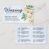 Frühlingswasserfarbe - Nachsorgekarte Visitenkarte (Vorne/Hinten)