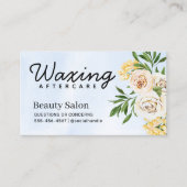 Frühlingswasserfarbe - Nachsorgekarte Visitenkarte (Vorderseite)