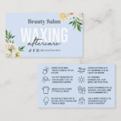 Frühlingswasserfarbe - Nachsorgekarte Visitenkarte (Vorne/Hinten)