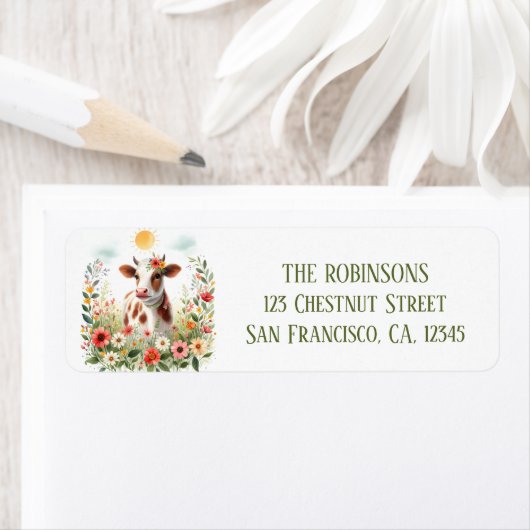 Frühlingswasserfarbe Rücksendeadresse (Insitu)