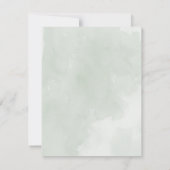 Frühlingswasserfarbe Tulpen Hochzeitseinladung RSVP Karte (Rückseite)