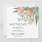 Frühlingswasserpeachy Save The Date (Vorderseite)