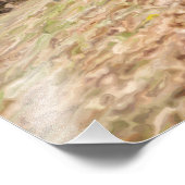 Frühlingsweg im Wald Fotodruck (Ecke)