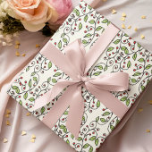 Frühlingsweine handGezeichnet Whimsical Botanical Geschenkpapier