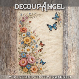 Frühlingswiese #2- Decoupage -