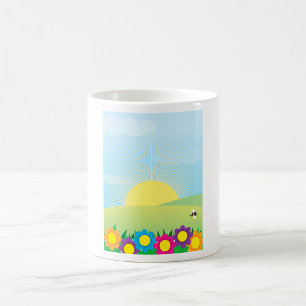 Frühlingswiese Kaffeetasse