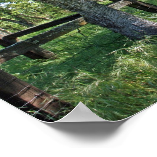 "Frühlingswiese" Poster (Ecke)