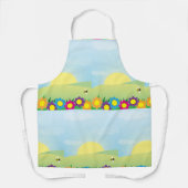 Frühlingswiese Schürze (Vorderseite)