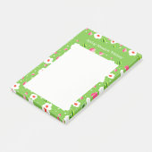 Frühlingswiese Whimsy Blumenkollektion Post-it Klebezettel (angewinkelt)