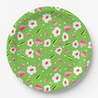 Frühlingswiese Whimsy Pappteller