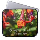 Frühlingswiesen mit Wildblumen Laptopschutzhülle (Vorderseite)