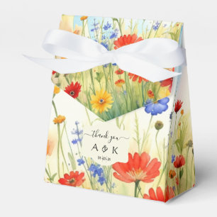 Frühlingswiesen-Wildblumen-Geschenkbox Geschenkschachtel