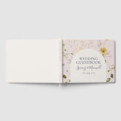 FrühlingsWildblume | Blackush Wedding Guest Book Gästebuch (Voll)