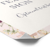 FrühlingsWildblume | Blush Cards und Geschenke nac Poster (Ecke)