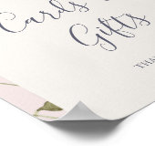 Frühlingswildblume | Blush Karten und Geschenke Sc Poster (Ecke)