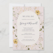 FrühlingsWildblume | Blush Wir machen immer noch e Einladung (Vorderseite)