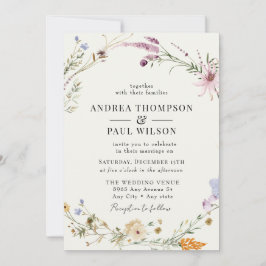 FrühlingsWildblume | Boho Chic Wedding Einladung