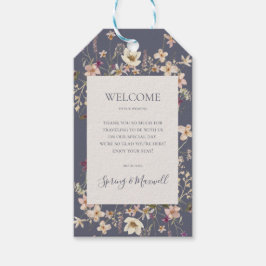 FrühlingsWildblume | Dusty Lila Wedding Welcome Geschenkanhänger